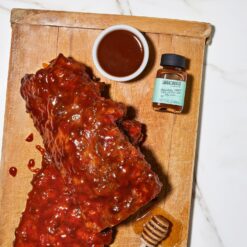 Thoughtfully Smokehouse, Gourmet BBQ Sauce Sampler Variety Pack in Glass Bottles, Vegan and Vegetarian, Pack of 14