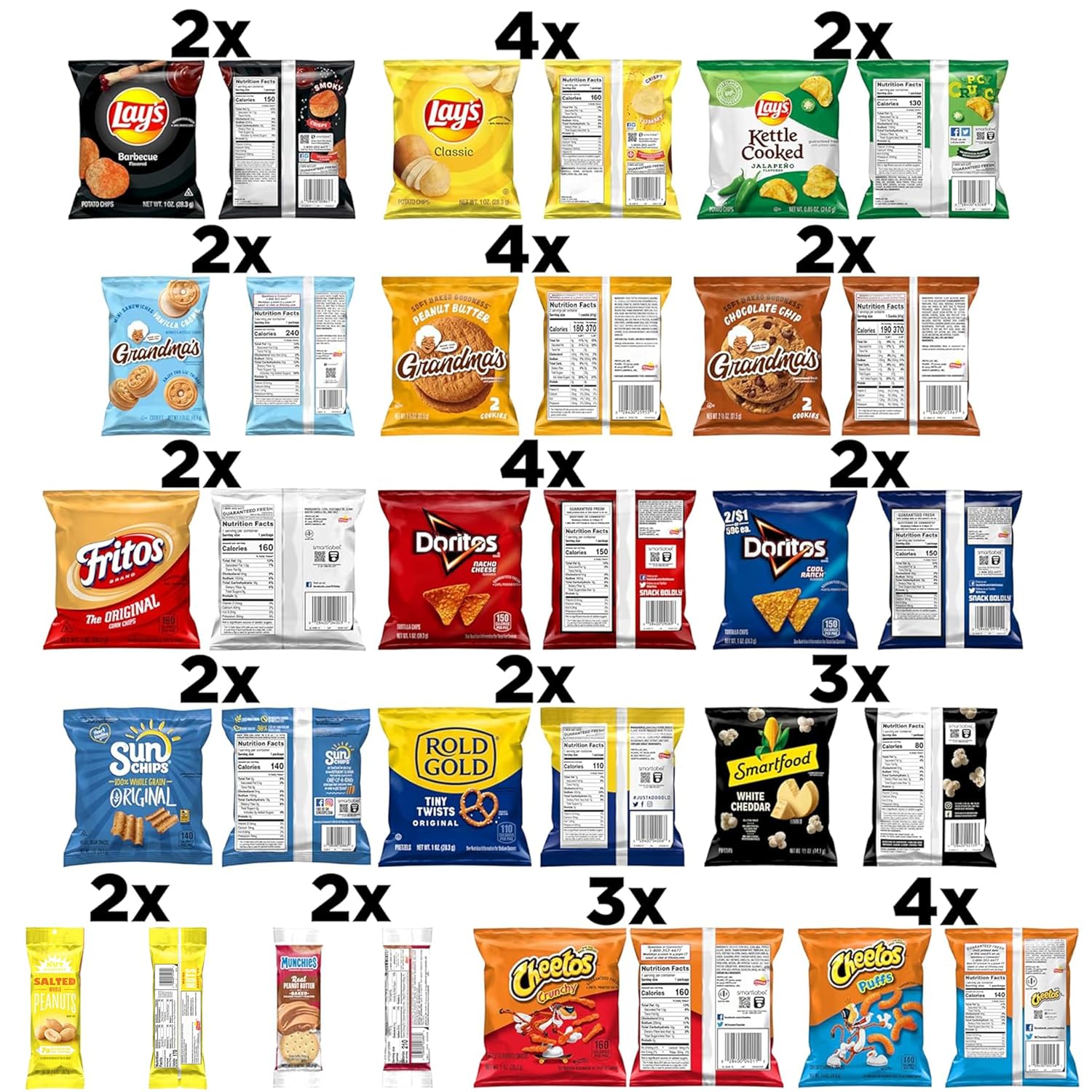 Frito Lay Classic Snack Care Package