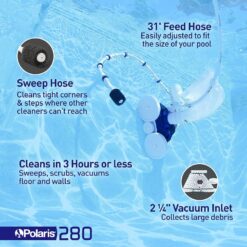 Polaris Vac-Sweep 280 Pressure Side Pool Cleaner