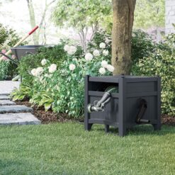 Suncast Hideaway Garden Hose Reel, Holds 100' of 5/8