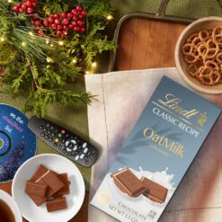 Lindt CLASSIC RECIPE Non-Dairy OatMilk Chocolate Candy Bar, 10 Pack, 3.5 oz.