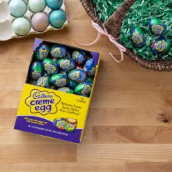 CADBURY CREME EGG Milk Chocolate Candy, Easter, 1.2 oz Eggs (48 Count)
