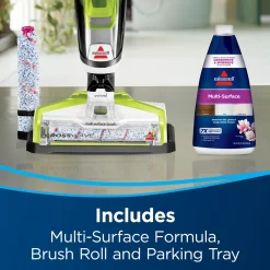 Bissell Crosswave Turbo Vacuum Mop All in One Wet and Dry Vac Combo Hard Floor & Area Rug Cleaner, 3888A