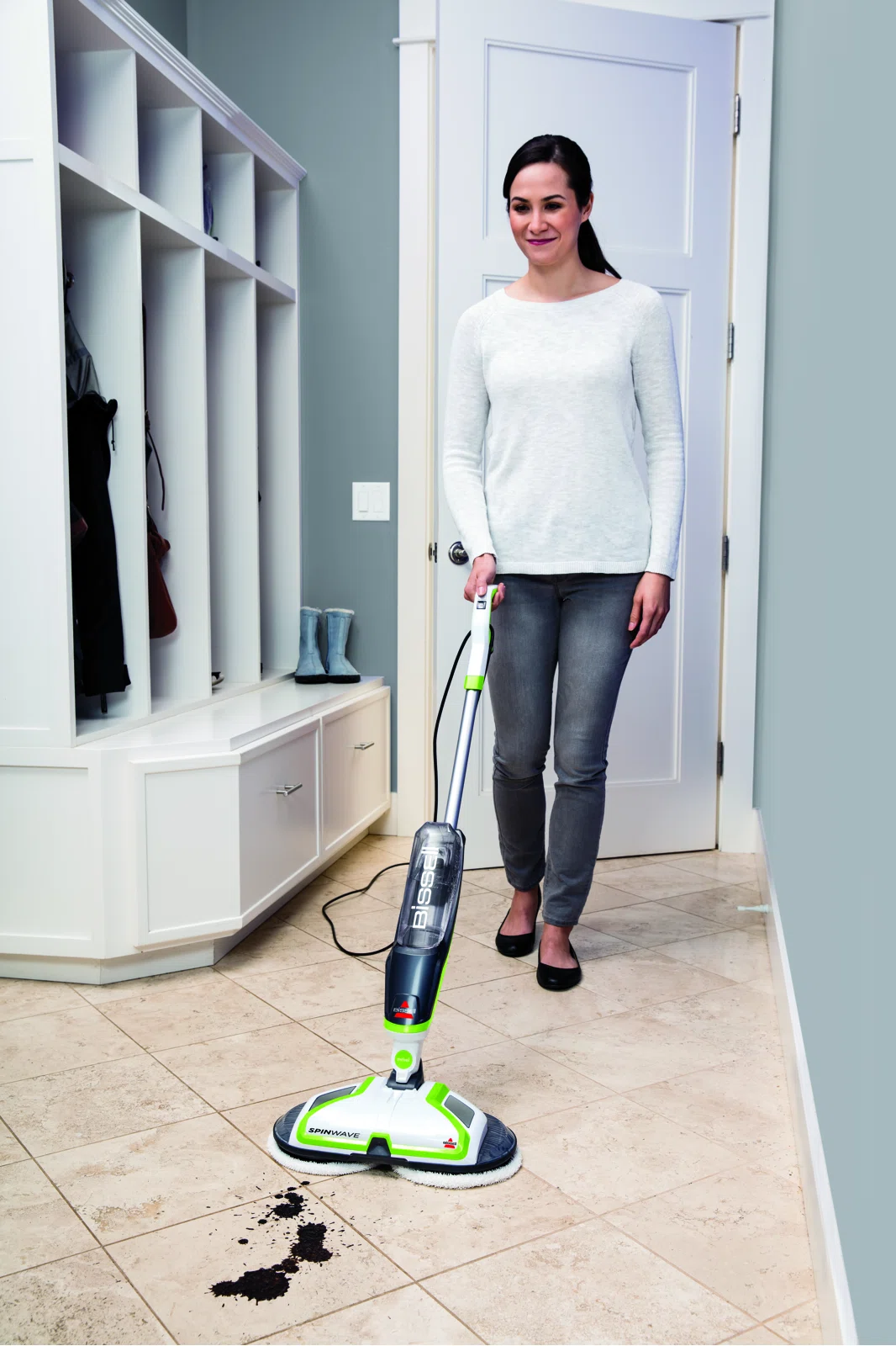BISSELL 2039A SpinWave Hard Floor Steam Cleaner