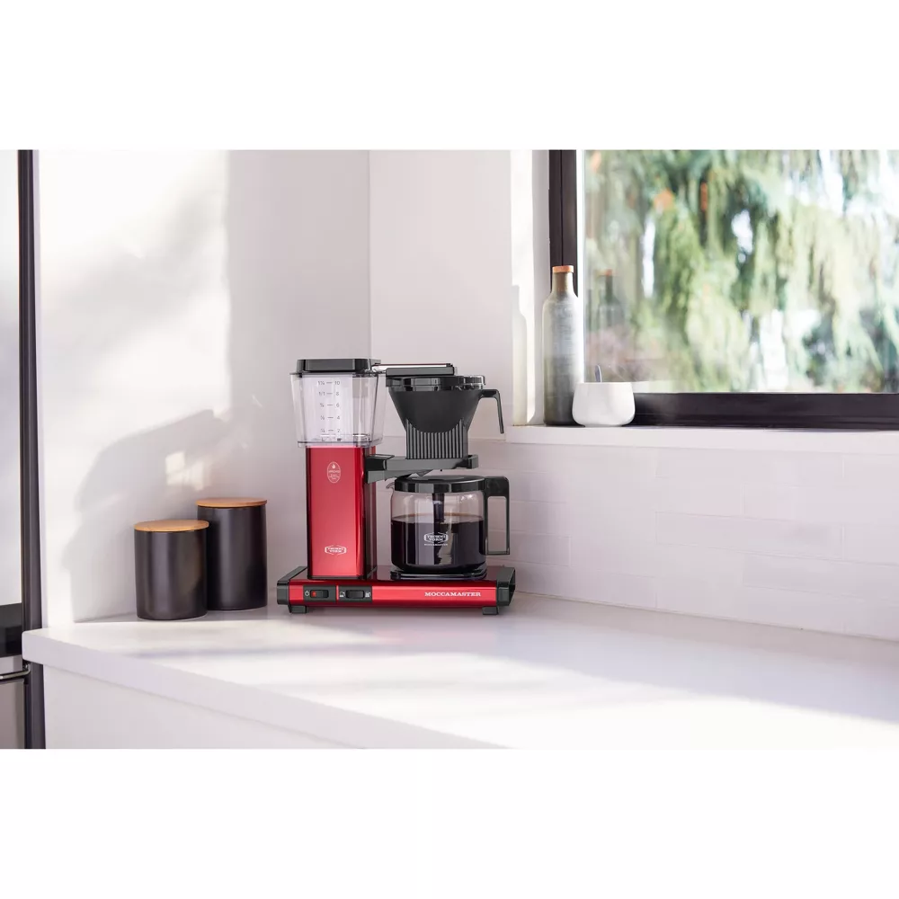 Moccamaster KBGV Select Coffee Maker, Candy Apple Red - Image 3