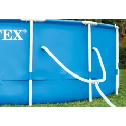 Intex Metal Frame Round Above Ground Swimming Pool w/Pump, 12' x 30