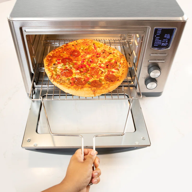 Kenmore 25 Qt. 11 in 1 Digital Air Fryer Convection Toaster Oven Rotisserie