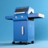 Monument Grills Mesa Series 2-Burner Free Standing Stailless Liquid Propane 24000 BTU Gas Grill with Cabinet, Blue