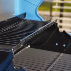 Monument Grills Mesa Series 2-Burner Free Standing Stailless Liquid Propane 24000 BTU Gas Grill with Cabinet, Blue