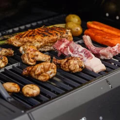 Monument Grills Mesa Series 2-Burner Free Standing Stailless Liquid Propane 24000 BTU Gas Grill with Cabinet, Black
