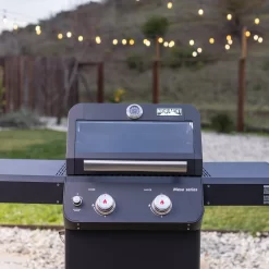 Monument Grills Mesa Series 2-Burner Free Standing Stailless Liquid Propane 24000 BTU Gas Grill with Cabinet, Black