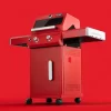 Monument Grills Mesa Series 2-Burner Free Standing Stailless Liquid Propane 24000 BTU Gas Grill with Cabinet, Red