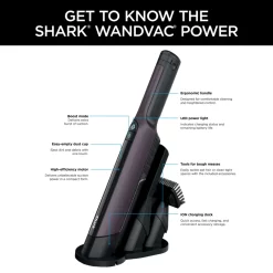 Shark Wandvac Power Pet Cordless Handheld Vacuum