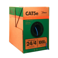 Southwire 24 CAT 5e 4 Plenum Blue Data Cable Pull box