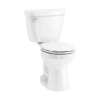 KOHLER Cimarron White Round Chair height Soft Close 2-piece Toilet 12-in Rough-In WaterSense 1.28 GPF