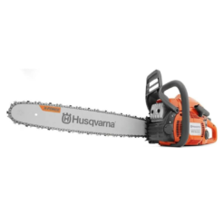 Husqvarna 450 Rancher 20 Inch Gas Chainsaw, 50.2-cc 3.2-HP, 2-Cycle X-Torq Engine, For Tree Pruning, Yard Cleanups and Firewood Cutting, 970613120