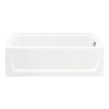 Sterling 30.5-Inches x 60-Inches White Fiberglass/Plastic composite Rectangular Alcove Soaking bathtub ( Right Drain )