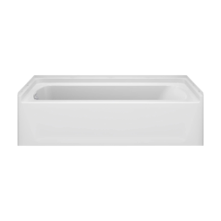 Sterling 30.25-Inches x 60-Inches White Fiberglass/Plastic composite Rectangular Alcove Soaking bathtub ( Left Drain )