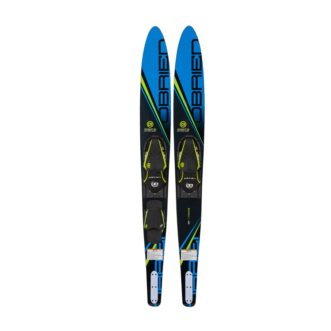 O'Brien Adult 68" Celebrity Combo Water Skis (Slalom & Doubles for all Watersports)