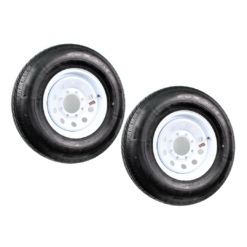 eCustomrim 2-Pack Radial Trailer Tire On Rim ST205/75R14 Load Range D 14