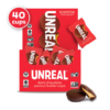 UNREAL Dark Chocolate Peanut Butter Cups (40 Individually Wrapped Cups), Vegan, 5g Sugar, Gluten Free, Fair Trade, Non-GMO, .53oz each