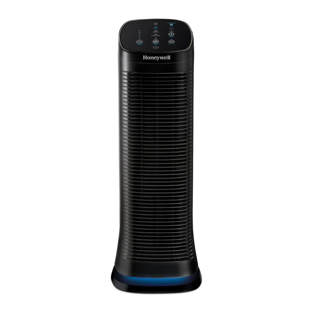 Honeywell - HFD320 Air Genius 5 Air Purifier with Permanent Filter Large Rooms - Black