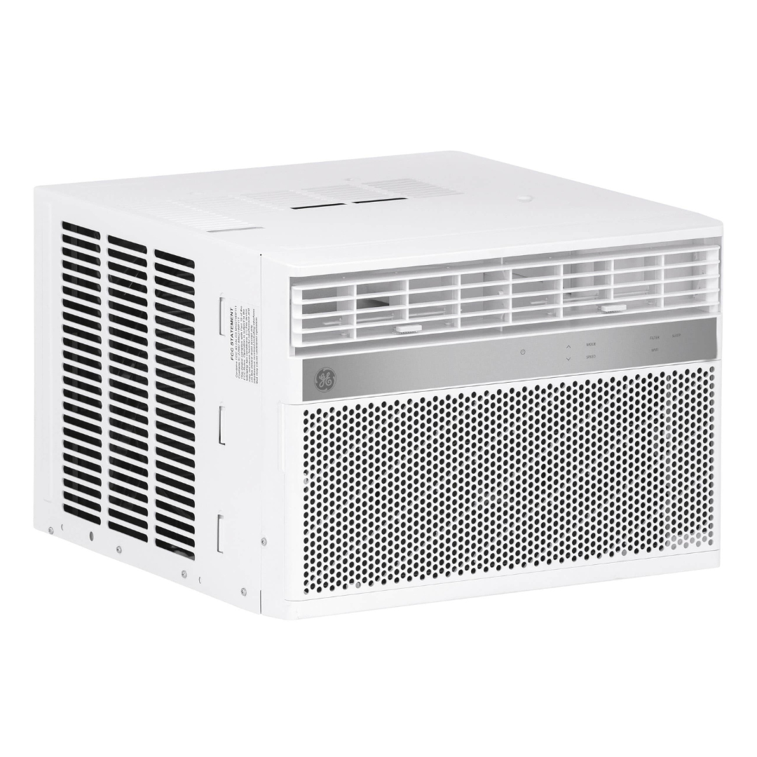 GE - 350 Sq. Ft. 8000 BTU Smart Window Air Conditioner - White