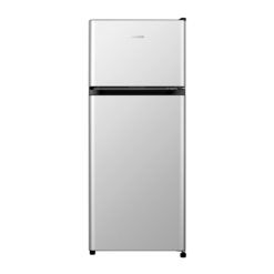 Hisense 4.4-cu ft Mini Fridge with Freezer ( Silver ) ENERGY STAR