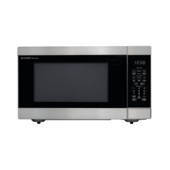 Sharp 2.2-cu ft Large (Greater than 1.5-cu ft) 1200 -Watt Sensor Cooking Controls Countertop Microwave ( Stainless Steel )