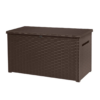 Keter Java 230 Gallon XXL Durable Resin Outdoor Storage and Organization Deck Box Ideal For Garden Patio Furniture and Supplies