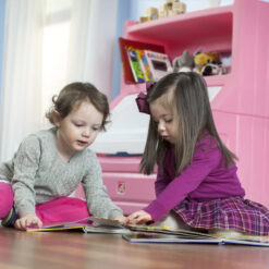 Step2 Lift and Hide Bookcase Toy Box, Pink