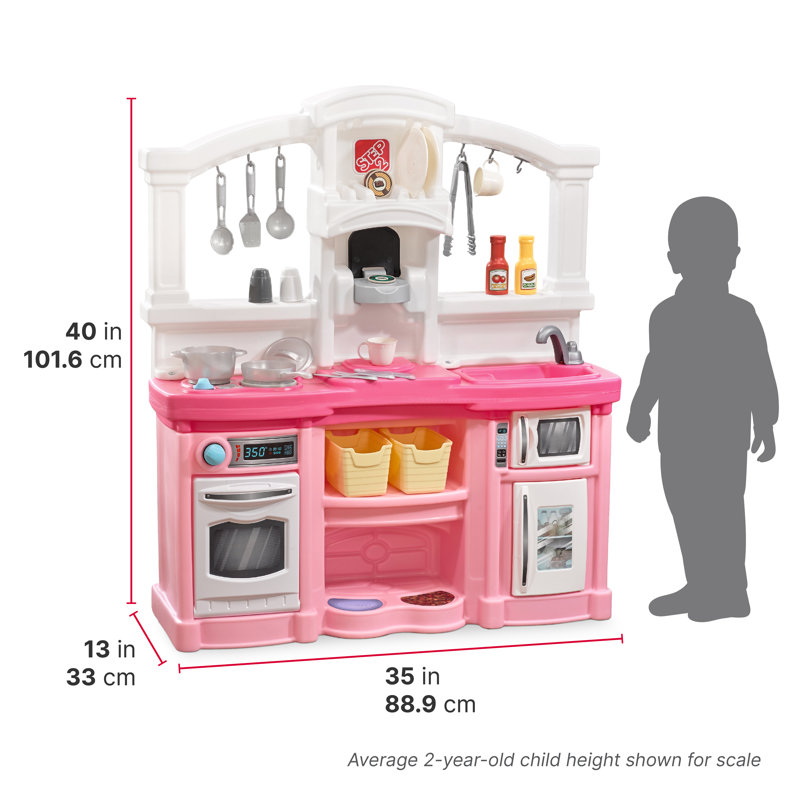 Step2 Fun with Friends Toddler Pretend Play Toy Kitchen Set