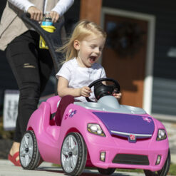 Step2 Whisper Ride II Toddler Push Car and Kids Riding Toys, Pink