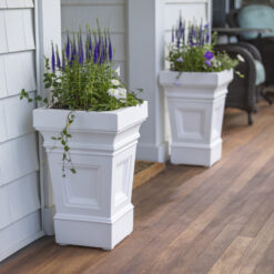 Step 2 Atherton Self-Watering Planter Box, White