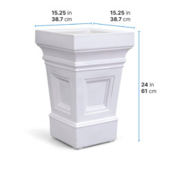 Step 2 Atherton Self-Watering Planter Box, White