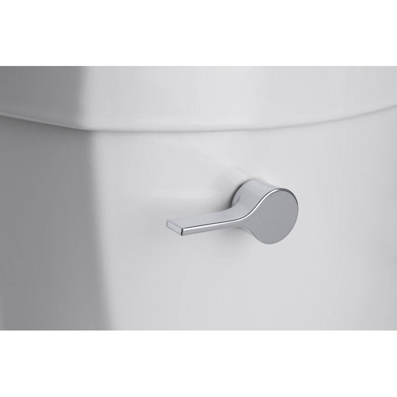 Kohler White Cimarron 1.6 GPF Elongated Two-Piece Toilet (Seat Not Included)