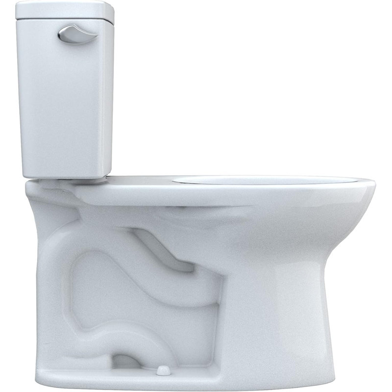 TOTO CST776CSFG#01-W TOTO Drake 1.6 Elongated Two-Piece Toilet (Seat Not Included)