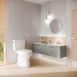 TOTO MS776124CSG#01 Drake 1.6 GPF Elongated Two-Piece Toilet with Tornado Flush (Seat Included)