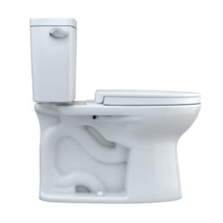 TOTO MS776124CSG#01 Drake 1.6 GPF Elongated Two-Piece Toilet with Tornado Flush (Seat Included)