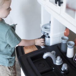 Step2 Great Gourmet Toddler Pretend Play Kitchen Set, Brown/White