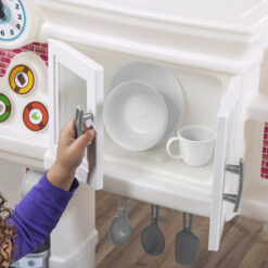 Step2 Great Gourmet Toddler Pretend Play Kitchen Set, Pink/ White