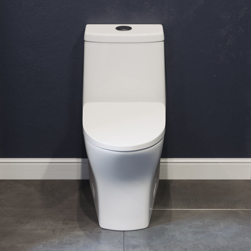 Swiss Madison SM-1T257 Sublime II One-Piece Round Toilet Dual-Flush 1.1/1.6 gpf