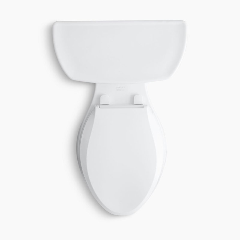 Kohler White Highline™ 1.6 GPF Elongated Two-Piece Toilet (Seat Not Included)