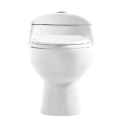 Swiss Madison White Château One-Piece Elongated Dual-Flush Toilet 1.1/1.6 gpf