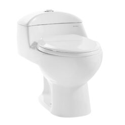 Swiss Madison White Château One-Piece Elongated Dual-Flush Toilet 1.1/1.6 gpf