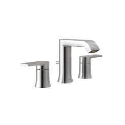 Moen Chrome Genta LX Two-Handle Widespread Bathroom Faucet Trim Kit, Valve Required