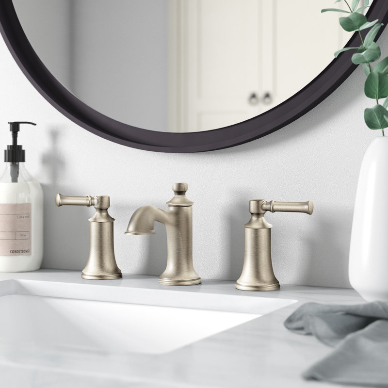 Moen T6805BN Moen Dartmoor Two-Handle Widespread Bathroom Faucet Trim Kit, Valve Required