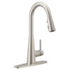 Moen 7864SRS Sleek Pull Down Single Handle Kitchen Faucet with Power Boost Technology and Duralock