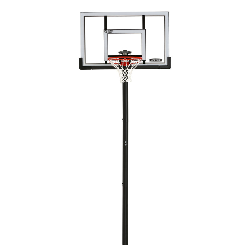 Lifetime Height Adjustable In-Ground Basketball Hoop (52" Polycarbonate Backboard)