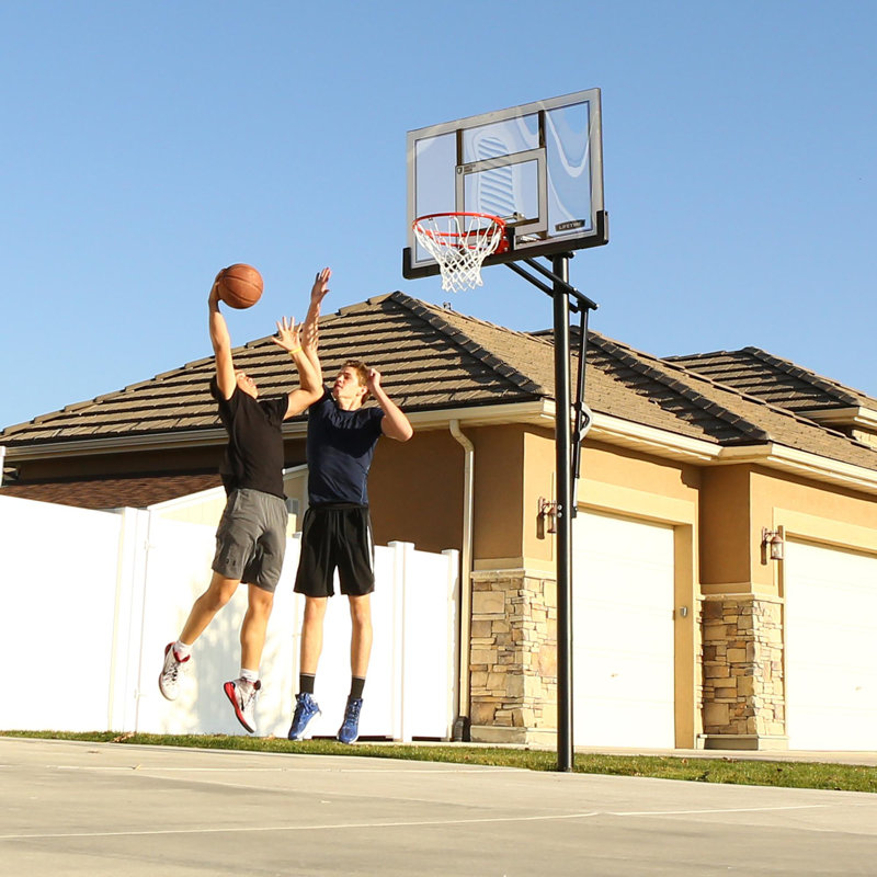 Lifetime Height Adjustable In-Ground Basketball Hoop (52" Polycarbonate Backboard)